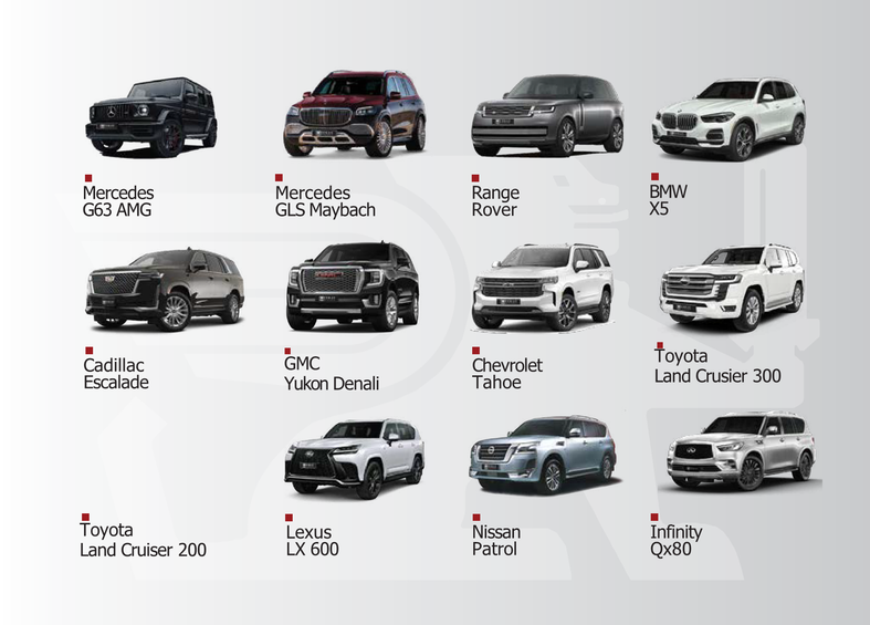 ZIRHLI LÜKS SUV'LAR